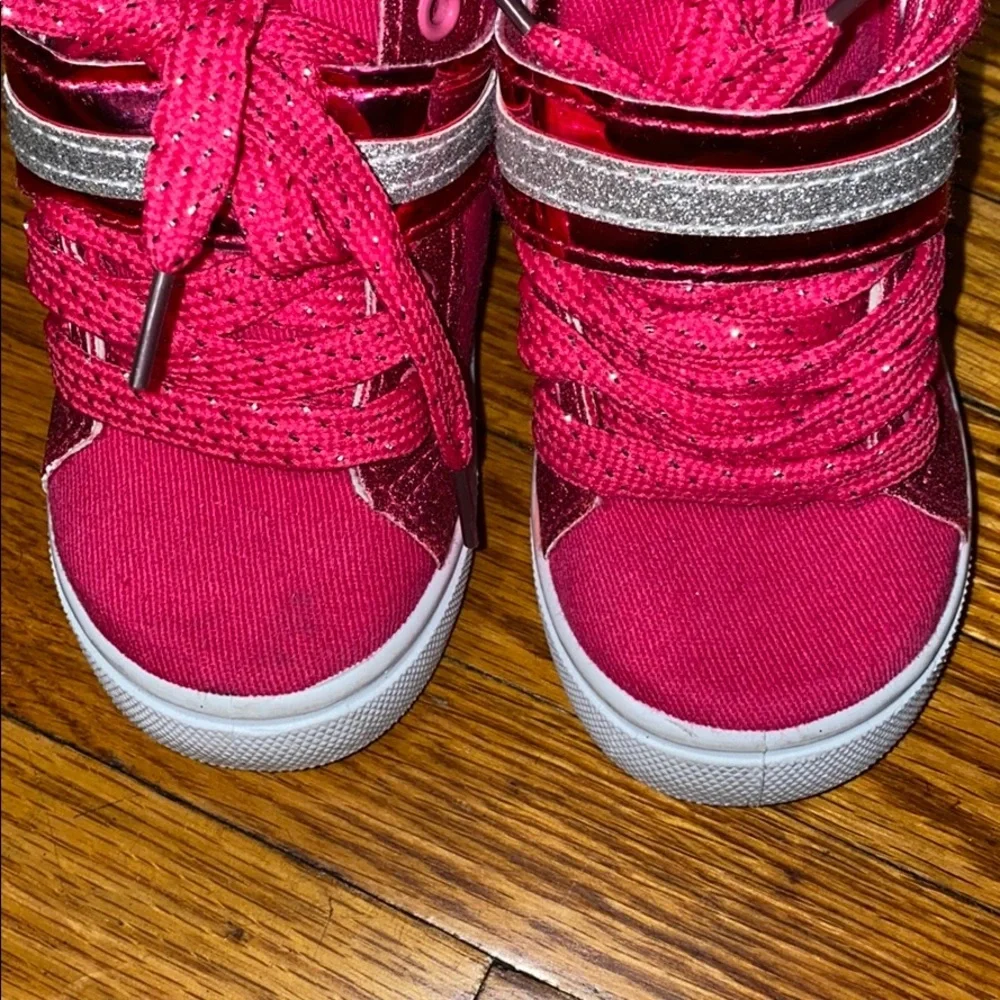 Hot pink Canvas Sneakers for Toddler Size 5